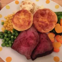 Sunday roast and Yorkshire pudding !|かよこさん