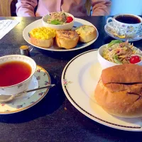 Snapdishの料理写真:お出かけのカフェにて|むっちゃんさん