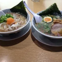 Snapdishの料理写真:お出かけのラーメン屋にて|むっちゃんさん