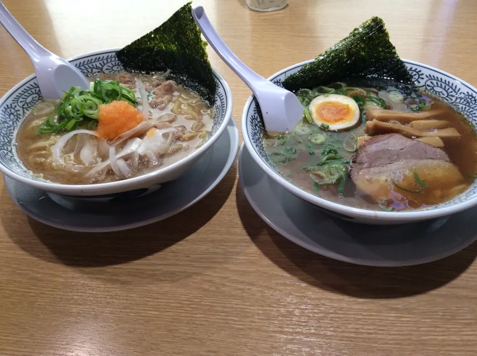 Snapdishの料理写真:お出かけのラーメン屋にて|むっちゃんさん