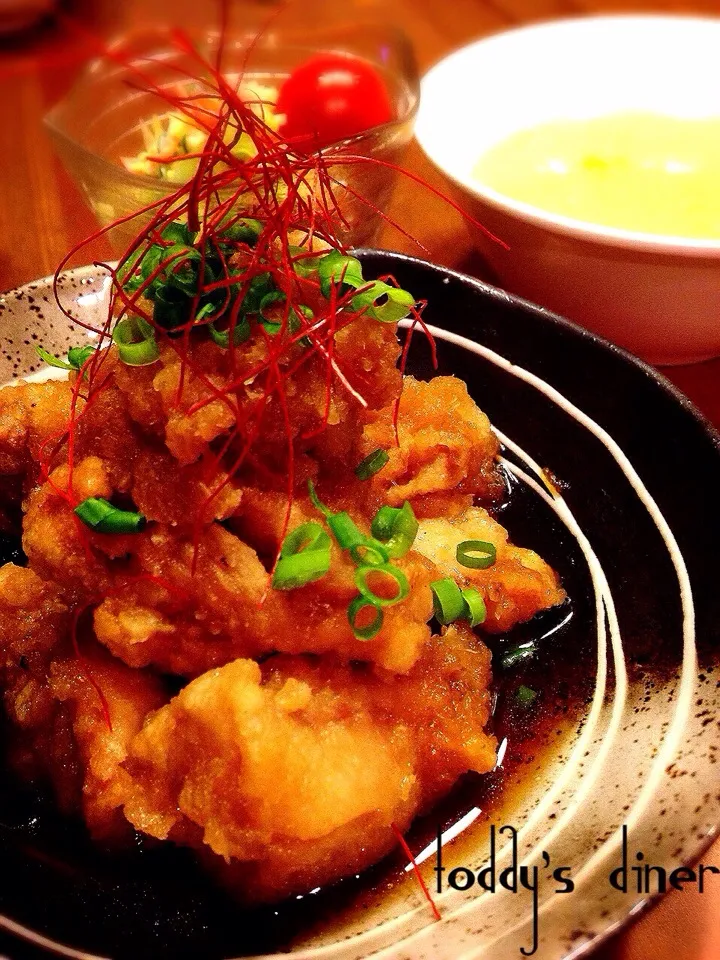 くららさんの料理 鶏肉のみぞれ煮❤️|あっちゃんさん