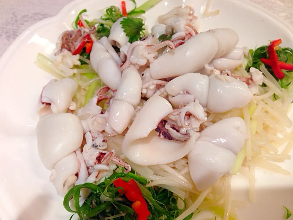 Poached squid|Chocochuさん