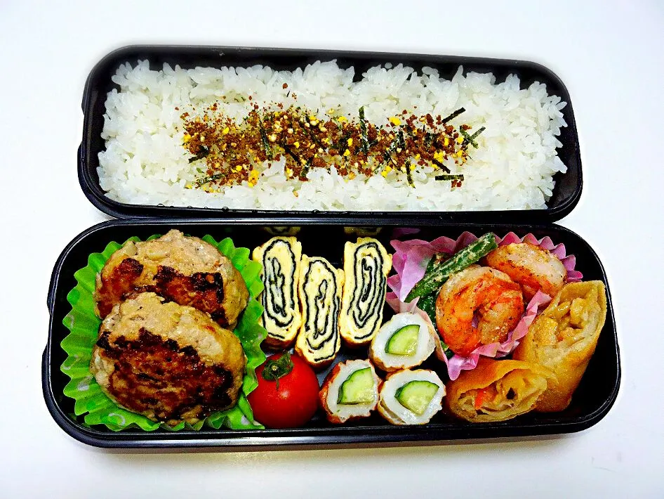 冷めてもフワフワ♡豆腐inハンバーグ弁当♪|Michiko  Arakiさん