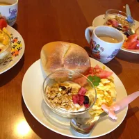 Snapdishの料理写真:朝ごはん子供たち用|Nakagawa Akiさん