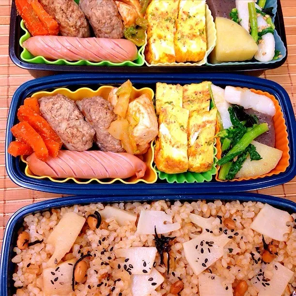 旦那さん&息子のお弁当|きよさん