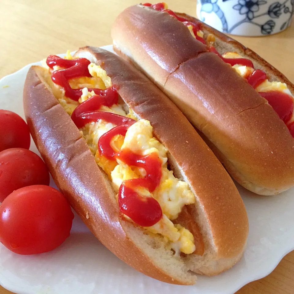 Snapdishの料理写真:照り焼きチキンサンド|ekiantiさん