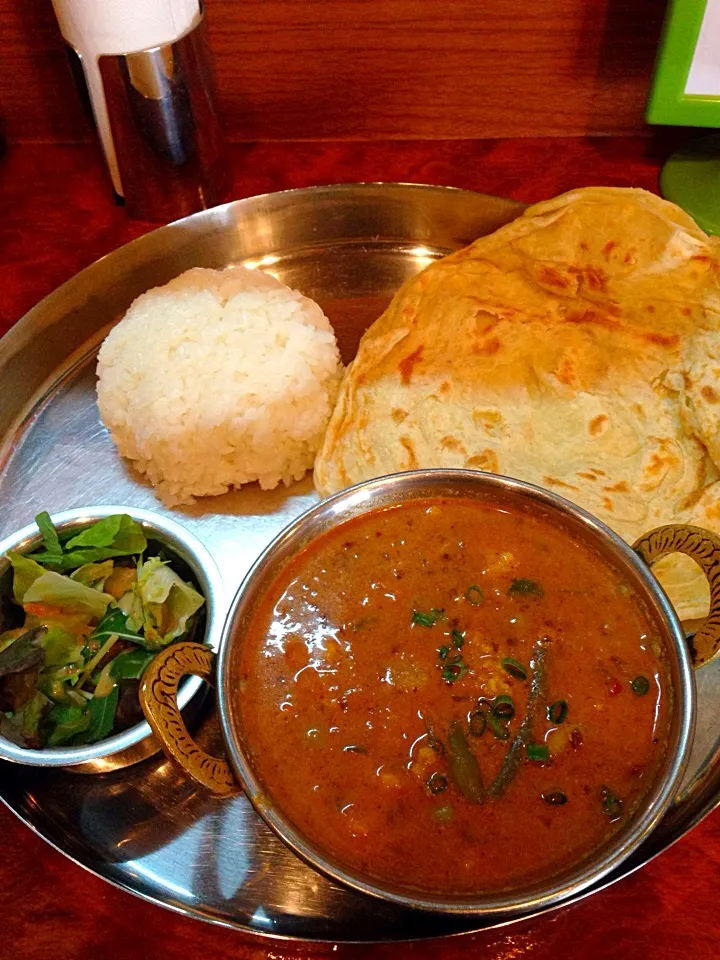 Snapdishの料理写真:アーンドラ風野菜カレー@マドラスミールス|カリー仙人さん