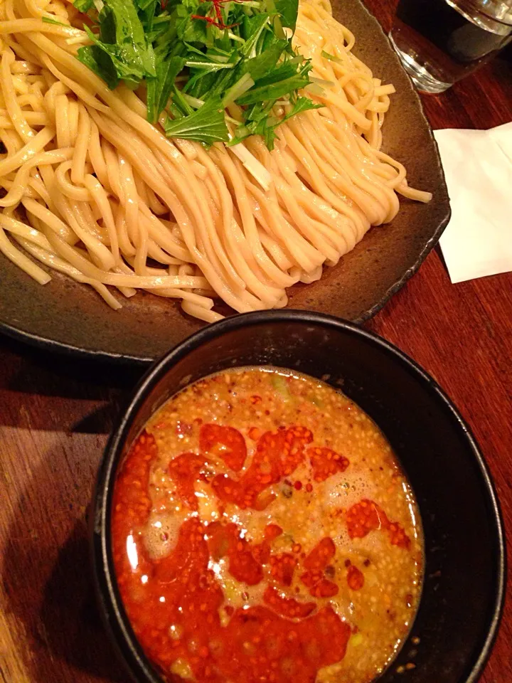 Snapdishの料理写真:坦々つけ麺＠神泉のうさぎ|らーめん好き！さん