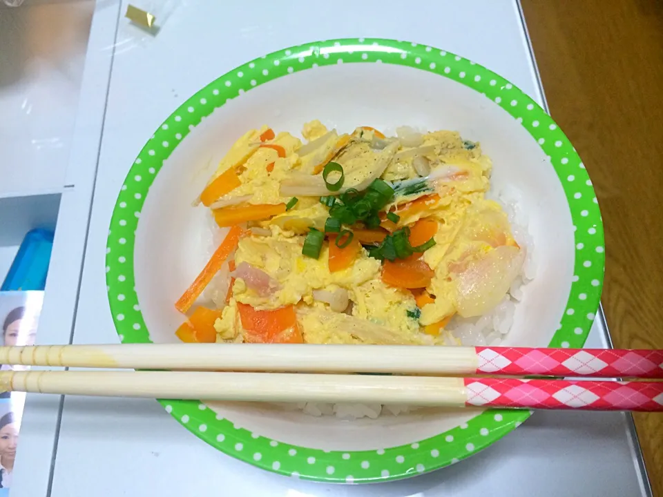 Snapdishの料理写真:4/14 なんちゃって親子丼|ましろさん