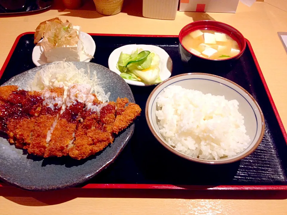 チキンカツ定食|k takedaさん