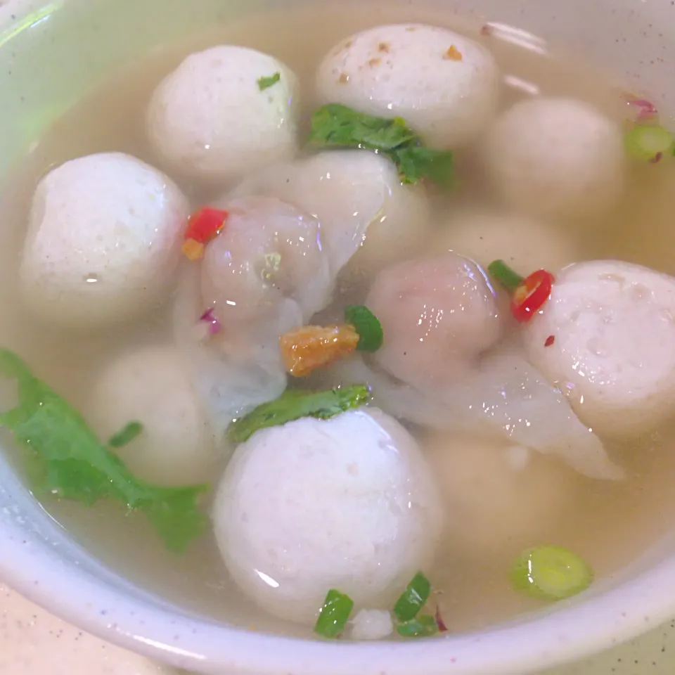 Fish ball & dumpling soup|willzさん