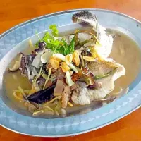 Steamed Grouper Teochew Style|sondorofmrさん