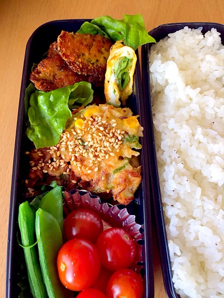 Snapdishの料理写真:gen's school LUNCH 0414|Tamami Ishigakiさん