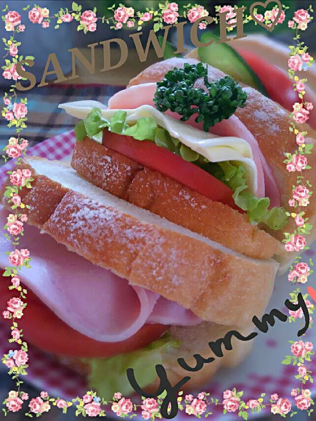 長男のSANDWICH❢
LUNCH用に・・・・|kimikimi󾬍さん