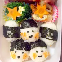 Snapdishの料理写真:本日のお弁当♡スマイル|みぃーさん