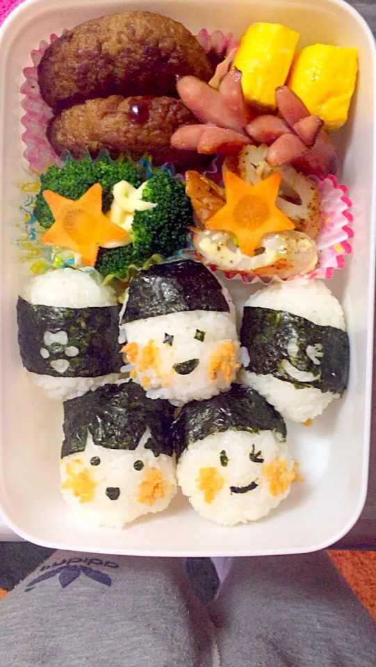 Snapdishの料理写真:本日のお弁当♡スマイル|みぃーさん