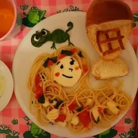 Snapdishの料理写真:Tangled pasta/ ラプンツェルのパスタ|yuzさん