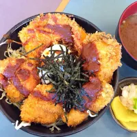 岩がきと大あさりのお見合い丼|kuniofujiiさん