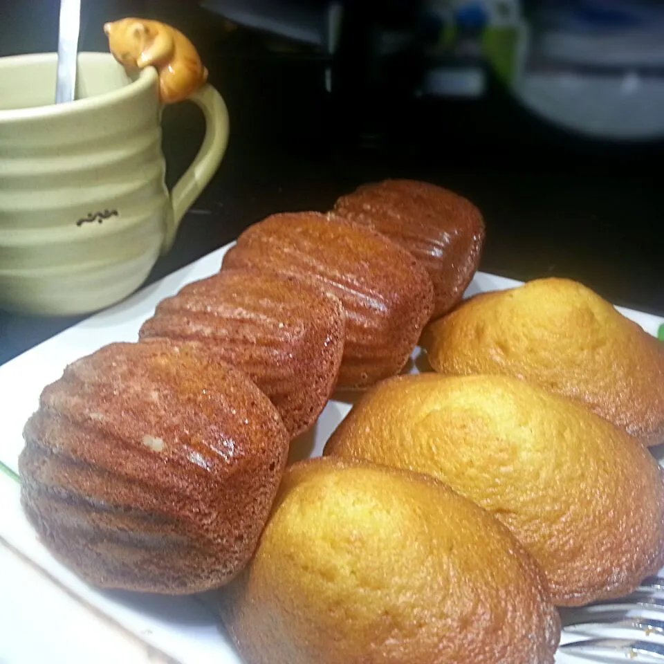 lemon honey madeleines|charlesさん