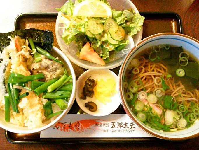 五郎太夫　ミニ天丼定食|eri☆さん