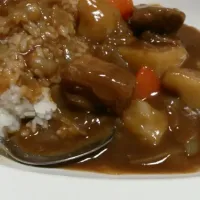 牛すじ肉(初めて買っての)のカレー( `ิิ∇´ิ)|kumachanさん