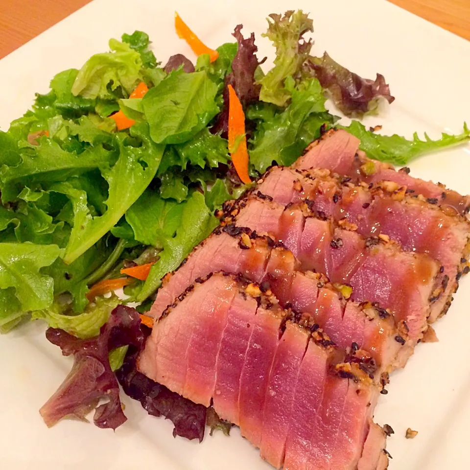 Sear ahi tuna|@namamotoさん