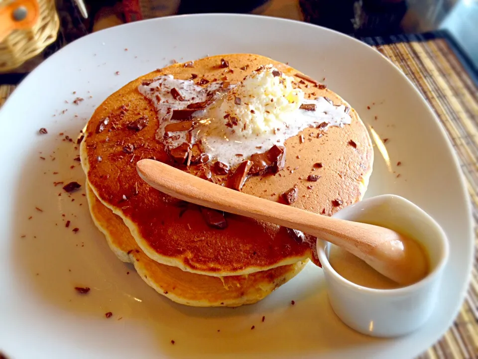 Snapdishの料理写真:パンケーキ❤️|こぜぃさん