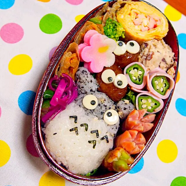 今日の女子高生弁当  となりのトトロ|ゆーこさん