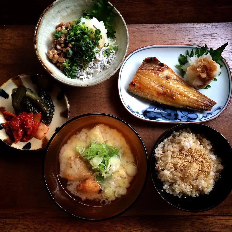 Today's Breakfast Japanese set meal  和食定食の朝ごはん|AYANOさん