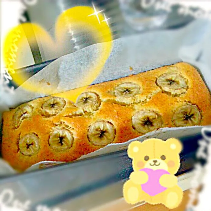 Snapdishの料理写真:バナナパウンドケーキ|るかさん