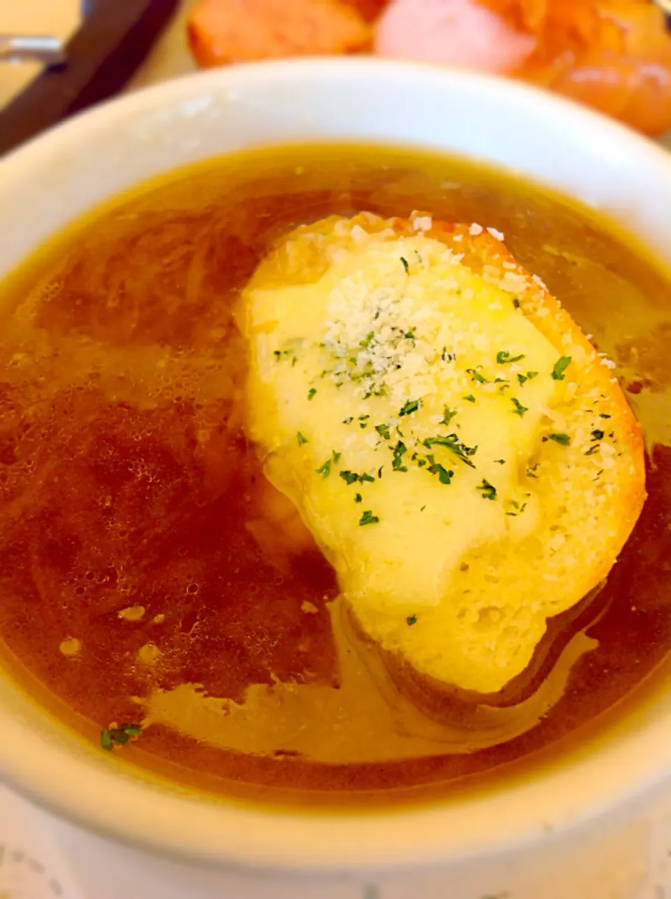 Onion soup😘|🍃aeyafternoon🌾さん