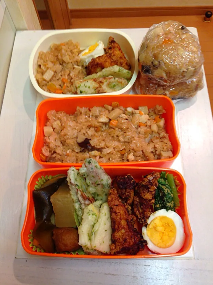 Snapdishの料理写真:中華おこわ弁当|mahirooujiさん