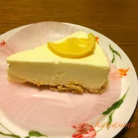 レモンチーズムースケーキ🍋  レシピ載せました♪