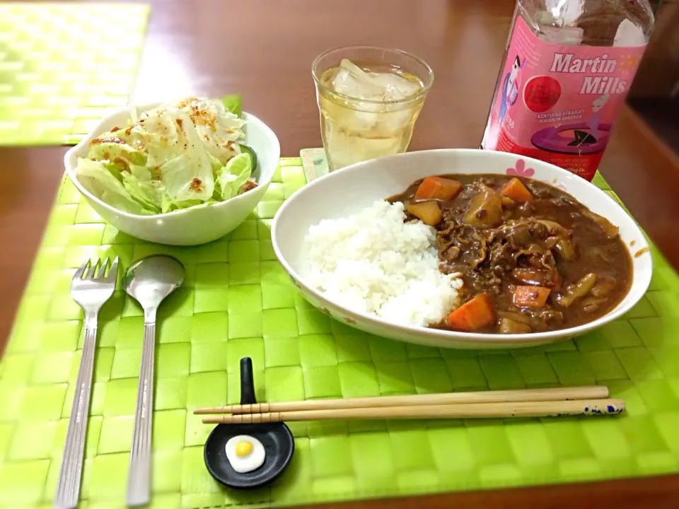 Snapdishの料理写真:ビーフストロガノフみたいなカレーライス🍛|マニラ男さん