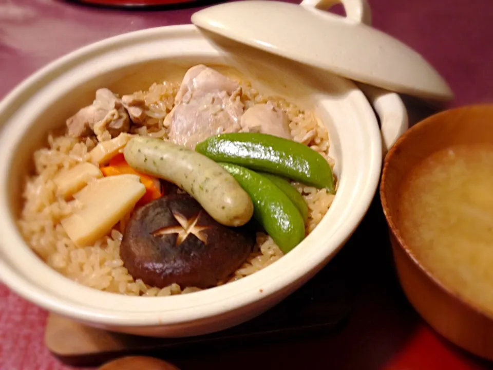 土鍋で釜飯|よよさん