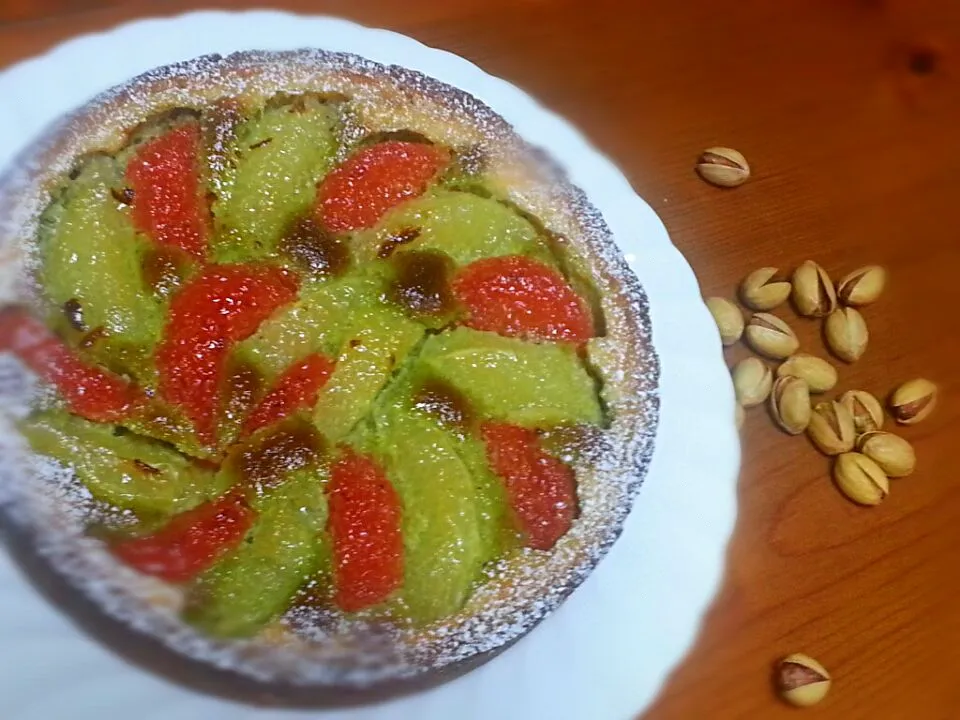 Pistachio×Grapefruit Tarte|Alley Catさん