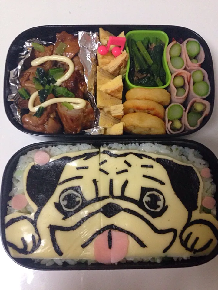 Snapdishの料理写真:宇宙兄弟アポ弁当♥︎|シホミさん