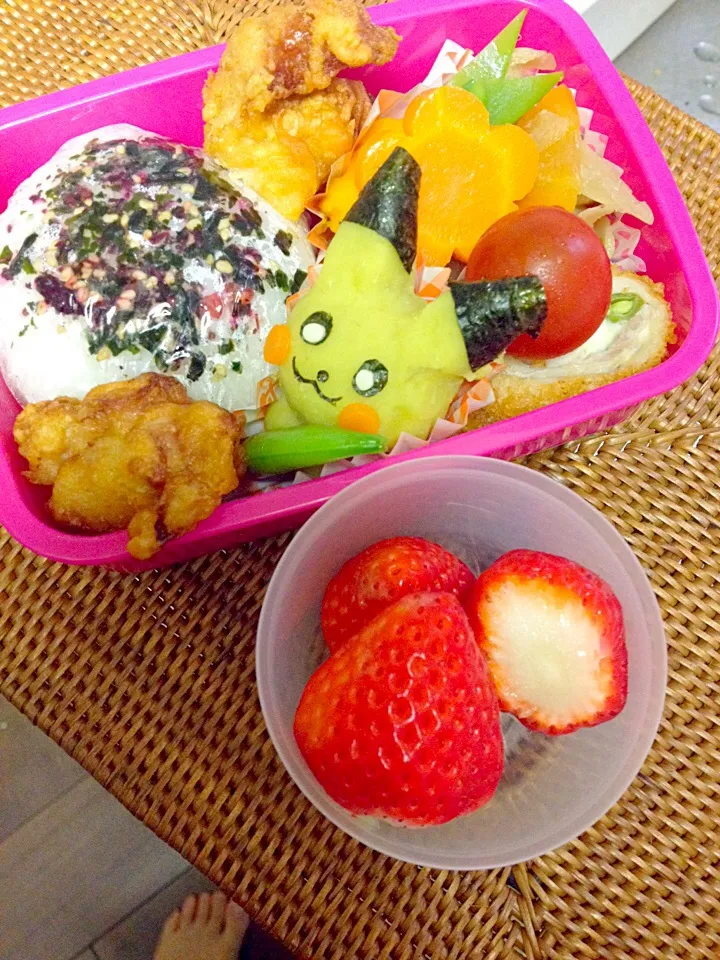 ピカチュウ弁当( ^ω^ )|ゆみかさん