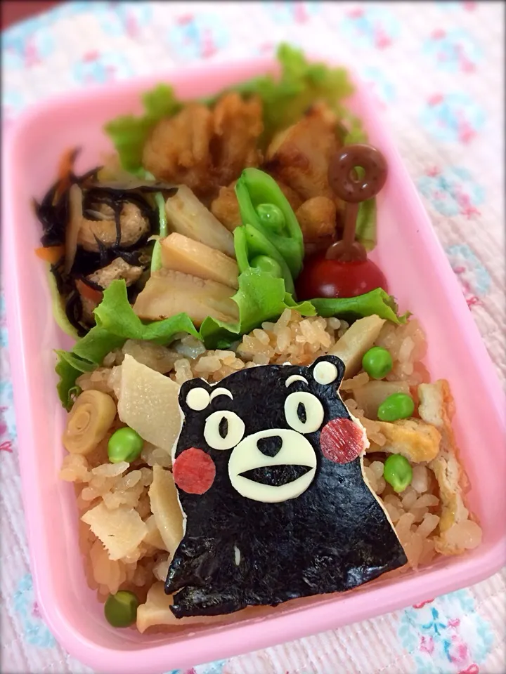 くまモンの筍づくし弁当|manacocoさん