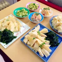 今年の筍料理|白猫さん