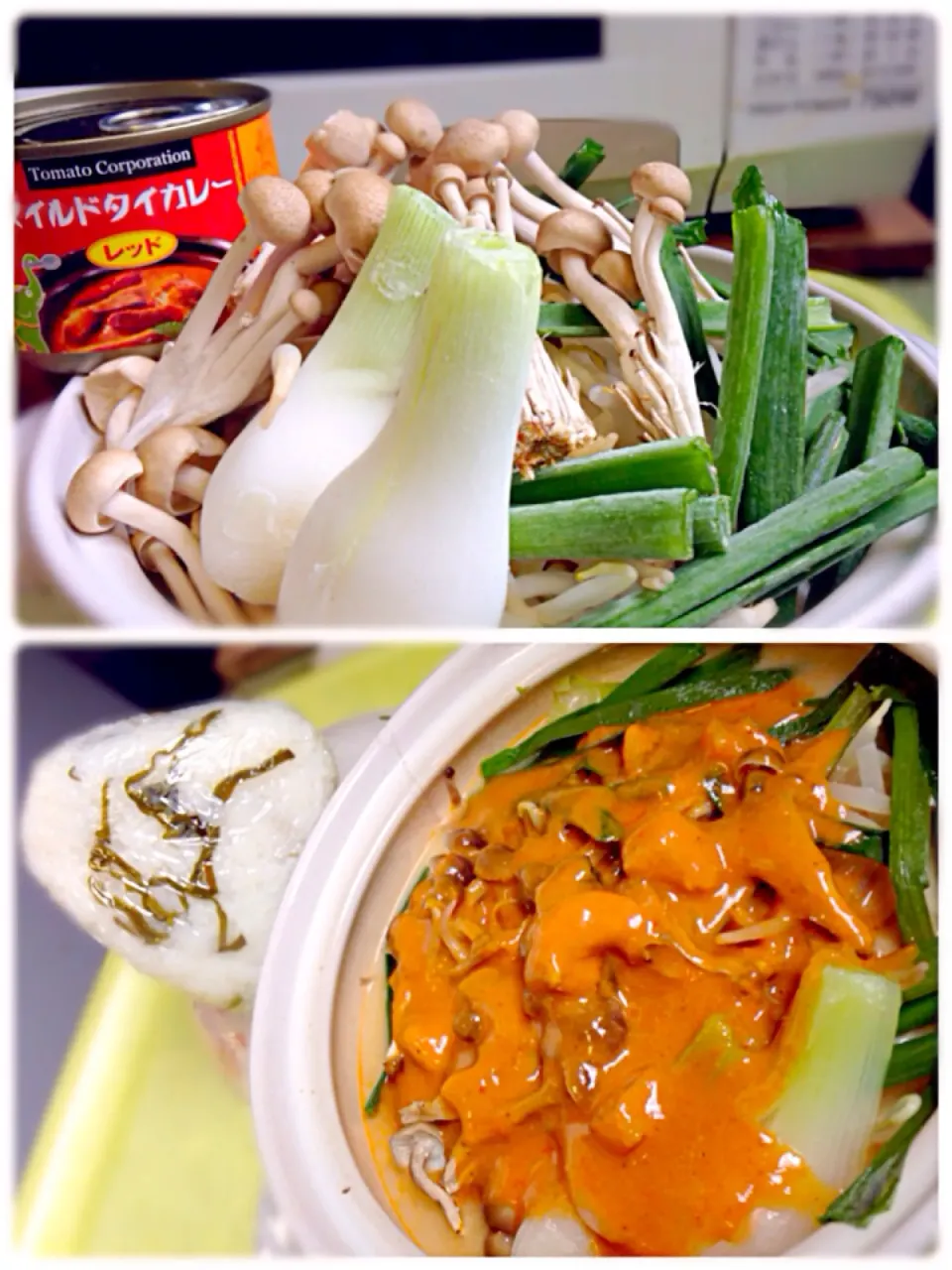 🍄タイ風激辛レッド・ベジタブルカレー🍛|マニラ男さん