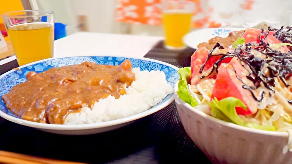 塩昆布サラダ
海軍カレー|wolfさん