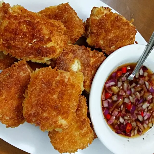 Breaded Tofu with Vinegar Sauce|Irene Lee Del Rosarioさん