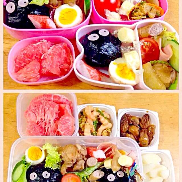 まっくろ黒スケ花見弁当 こここの Snapdish スナップディッシュ Id Z5jv0a