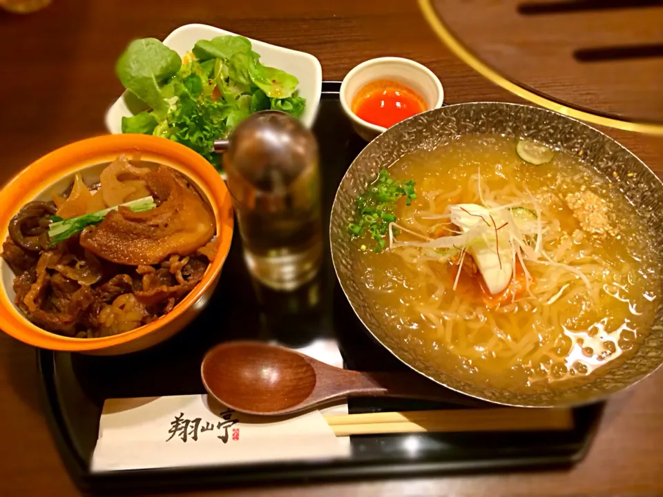 冷麺＋牛丼ランチ|chikaさん