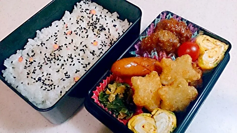 4月18日今日のお弁当♪(*^^*)|manaseponさん