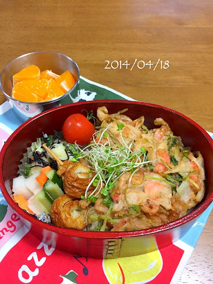 桜海老のかき揚げ丼弁当|ゆーりん♪さん