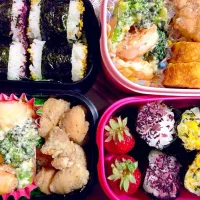 Snapdishの料理写真:遠足弁当(*^^*)💖|Zharrieさん