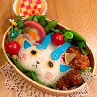 2年生✳︎春の遠足✳︎                                 〜妖怪ウォッチ〜コマさん弁当〜