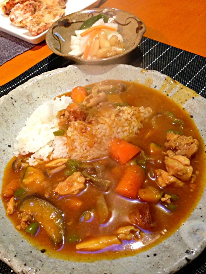 鳥もも肉と野菜のカレーライス|あきらさん